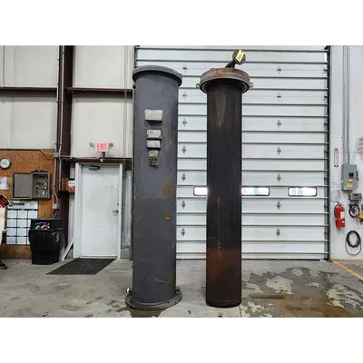 Used 24" Dia X 10'-6" Chlorine / Helium Gas Vaporizer Exchanger