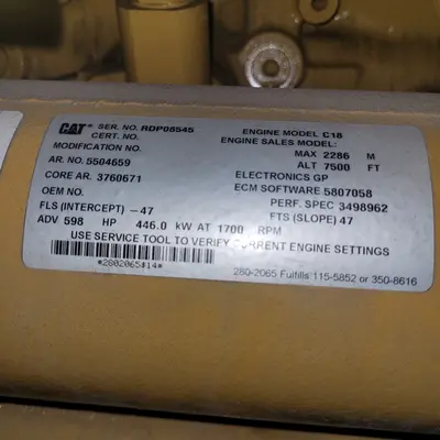 New | in-Stock CATERPILLAR C18 Diesel Engines Georgia US | Atlanta Truck Equipment #1297817
