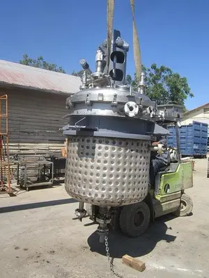Reactor, 300 Gallon, S/st, Jkt, Sweep Agit, 45 PSI (4) #S739749