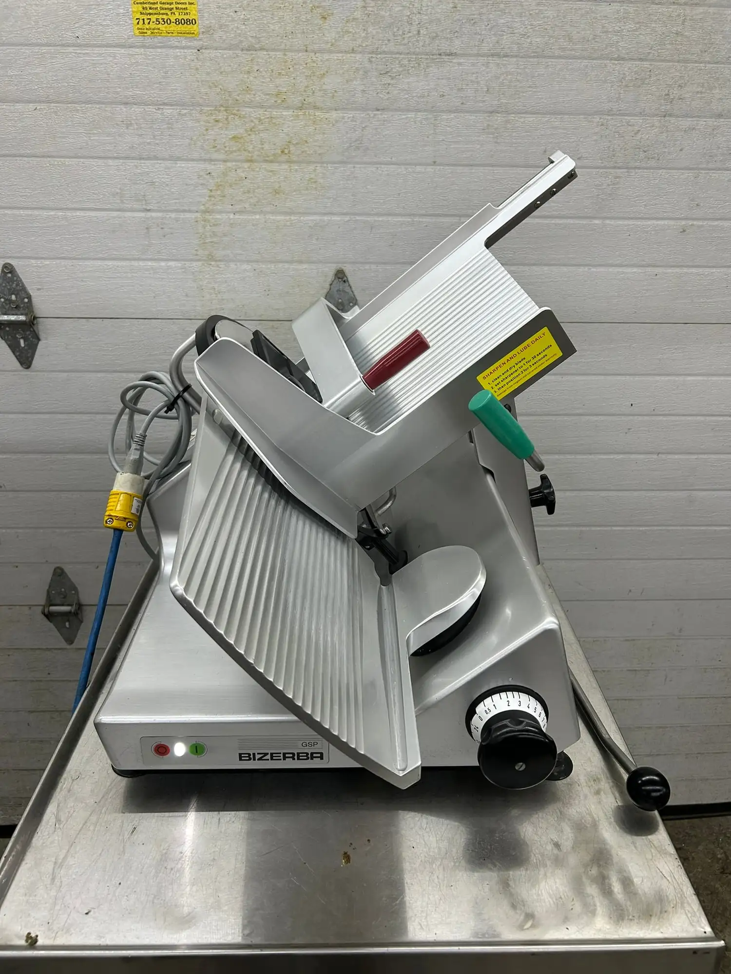 Bizerba GSPH 2016 Manual Deli Slicer Refurbished, Tested, Working