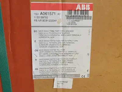 NEW ABB E4-A-3600AHR-HR4P10