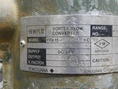 Yewflo YFA11-LSPA-08*C 7FMF/TBL Vortex Flow Controller K Factor 12.59 P/GAL Used