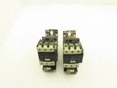 Telemecanique LP1 D8011 Contactor 110amp 600V Thermal overload 55-70amp Lot of 2