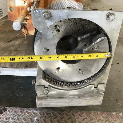 Huber Rotamat 3.3 Fine Screen 10” Waste Water Sludge Auger Stainless Steel