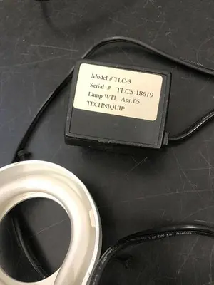 TECHNIQUIP TLC-5 MICROSCOPE RING LIGHT AND REPLACEMENT BULB