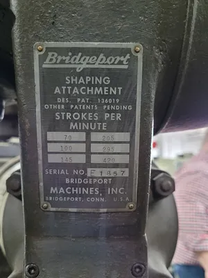 BRIDGEPORT Shaping Head Mills, Shaping Head | Machinery Central (5)