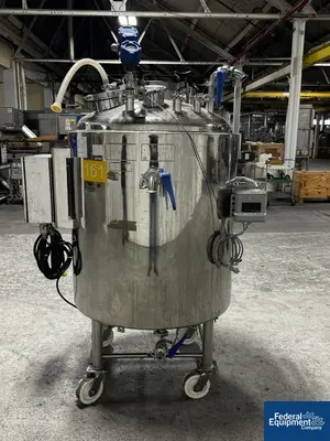 USED Lee Industries 500 Liter Lee Reactor, 316 S/S, 50/100#