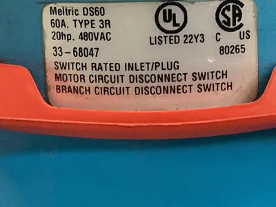 Used MELTRIC CORPORATION 33-68047 Relays & Switches | Surplus Asset Holdings #1205691