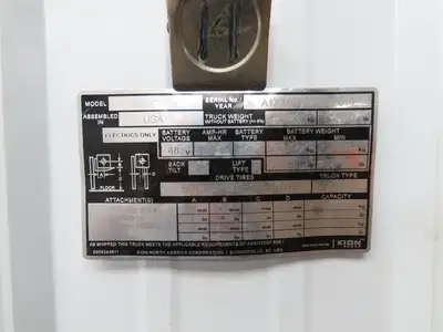 Linde 3903601837 Forklift Motor Controller Module 48VDC Removed From E20C