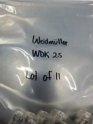 Weidmüller WDK 2.5 Terminal Block Module, Lot of 11. 4A-41
