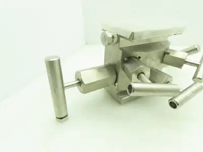 Endress Hauser HEX Stainless Block and Bleed Manifold Valve 1/2"