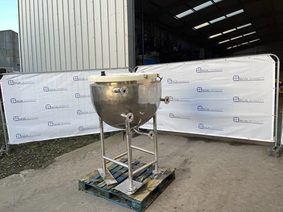 200L S/S Hemispherical Jacketed Cooking / Mixing Pan