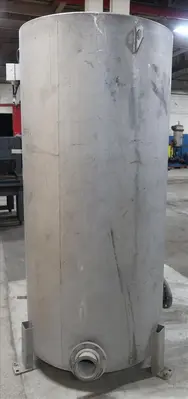SPC8696  Tank 350 gallon vertical tank, Stainless Steel, flat