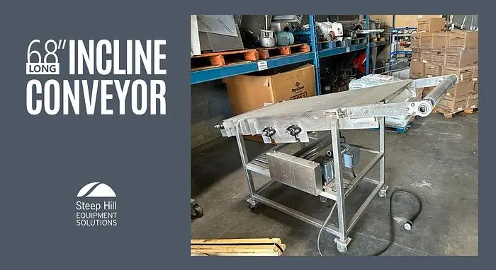68"L Incline Conveyor