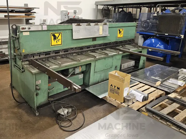 Used PEARSON 10 X .125 Power Squaring Shears (Inch) Iowa US | NS Machine #470365