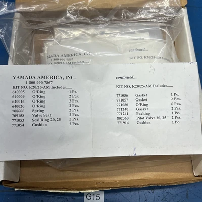 K20-25AM Pump Rebuild  Kit DIAPHRAG Yamada Fast Shipping! + Warranty