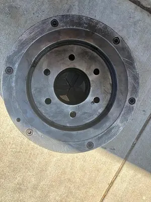 PHASE 2,  12" 3-Jaw Chuck 4" Hole Self Centering Jaws