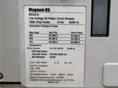 USED EATON MDS6163VEA