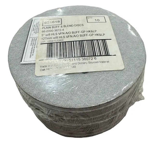 Standard 5" Surface Conditioning Hook & Loop Discs 8 Hole VFN A/O 10 Pack
