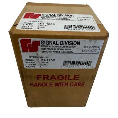 NEW SEALED FEDERAL SIGNAL CORP. LP1-120B STROBE LIGHT 120VAC LP1120B