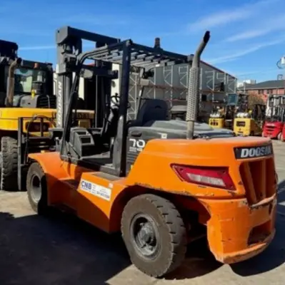 Used 2019 DOOSAN D70S Internal Combustion Forklifts: Pneumatic Tire Pennsylvania US | National Lift Equipment #1382115
