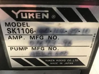 USED YUKEN SK1106-140-114-37-10