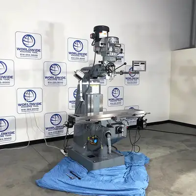 9″ x 49″ New Bridgeport Mill Series 1 – In Stock!