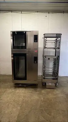 Used Wiesheu Used Wiesheu Dibas 64 S&L Blue Baking Oven with Retractable Door 208V 3PH Electric Ovens Illinois US | Falcon Restaurant Supply #1374801