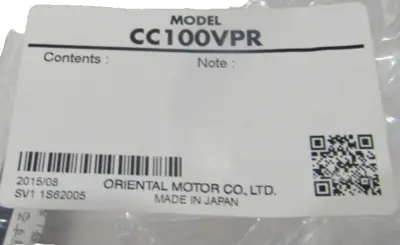 NEW ORIENTAL MOTOR CC100VPR-M CONNECTION/EXTENSION CABLE CC100VPR