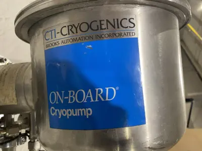 USED BROOKS CTI CRYOGENICS ONBOARD CRYOPUMP