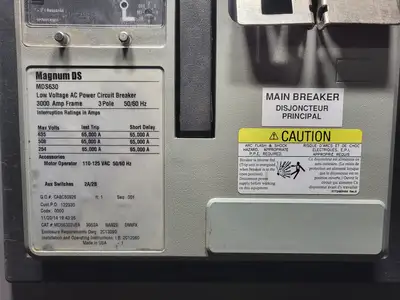 Freedom Series 2100 Motor Control Center 3000 Amp Switchgear Unit
