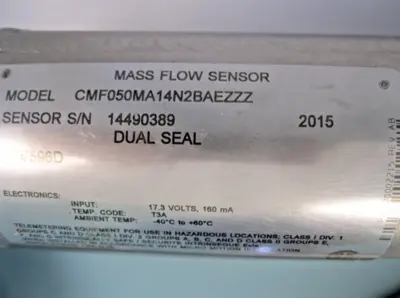 USED Micro Motion CMF050 MA14N2BAEZZZ