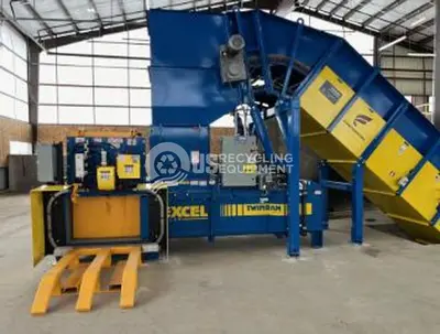 USED EXCEL 2R9 TWO RAM HORIZONTAL BALER