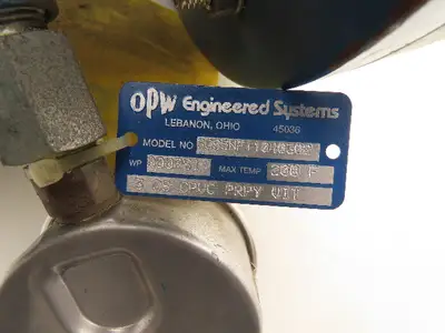 OPW SCS5NF11040302 Pneumatic Rubber Sleeve Pinch Valve 3" Flange