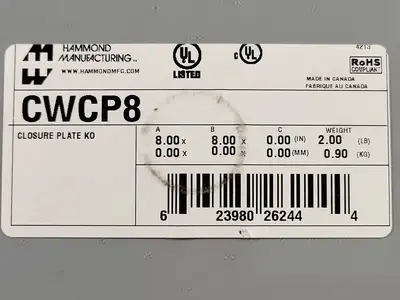NEW HAMMOND MANUFACTURING CWCP8