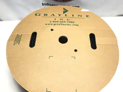 Grayline T0438-025-130-900-001 Extruded PVC Tubing 7/16″ X .025″ Reel Black