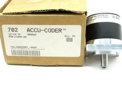 NEW ACCU-CODER 702-G0600QPU-0005 SHAFT ENCODER 702G0600QPU0005
