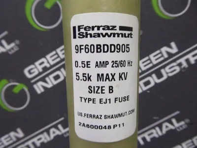 Ferraz Shawmut 9F60BDD905 Current Lim Fuse 0.5E 5.5kV EJ-1 Type Size B New NIB