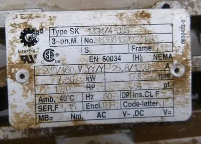 Mixer, Paddle, 10 CF, C/st, 10 Hp #S743573