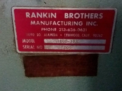RANKIN BROTHERS 1000-10X CMM Machines & Comparators | Amiron Machinery (3)