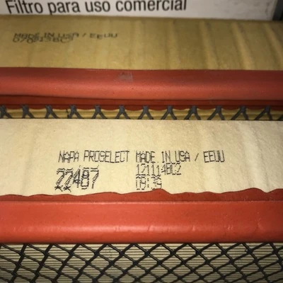 ** New 2488 &22487 PROSELECT Air Filter (Lot Of 2)#