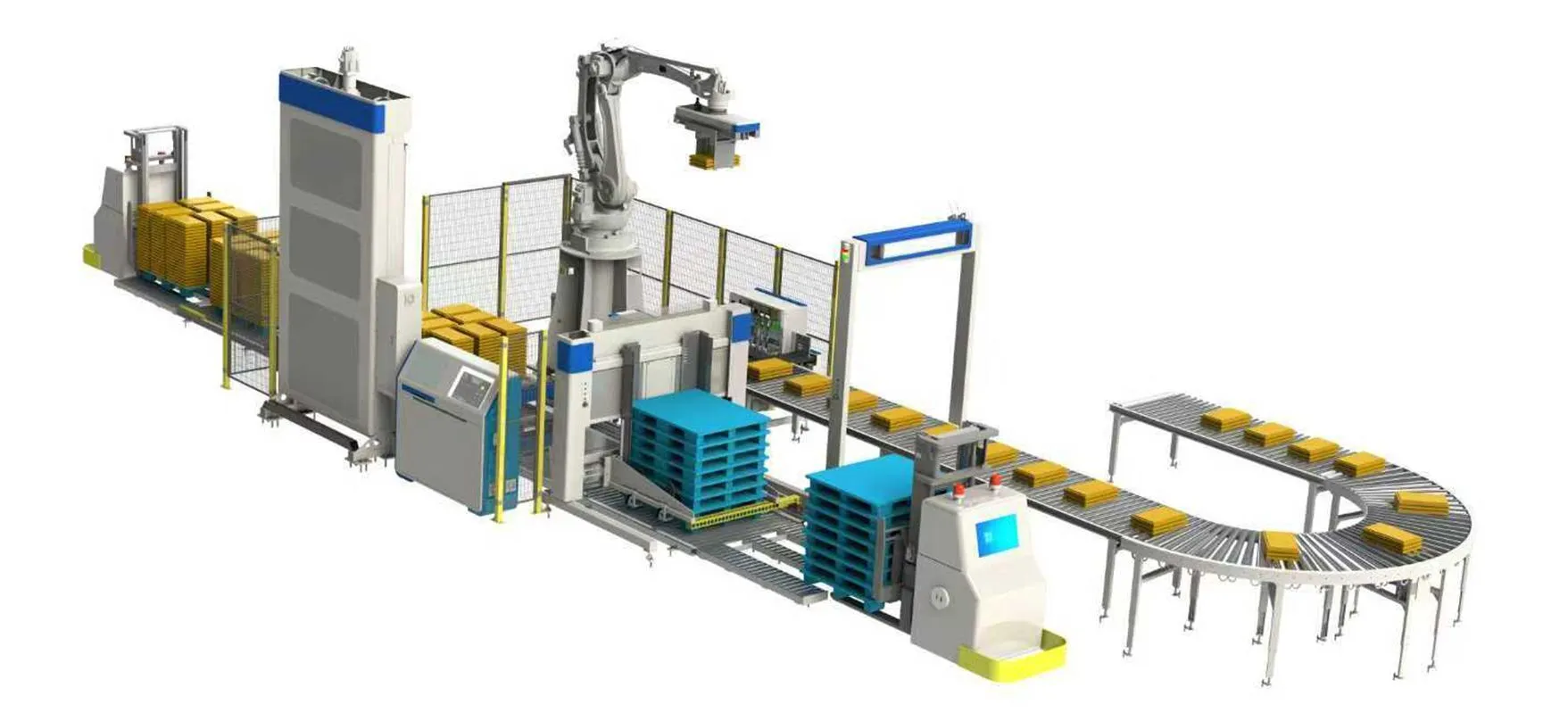 New | Build-to-Order TLC Machinery AUTOMATIC LOAD FORM PALLETIZER Palletizers US | TLC Machinery #1540339