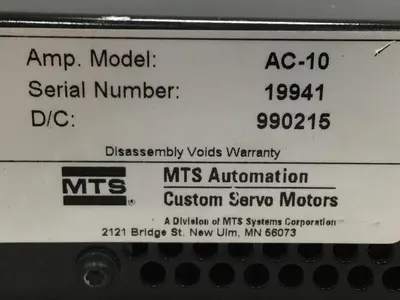 USED MTS AC-10