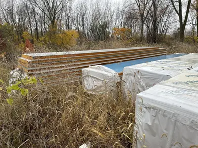 36" CF SERIES-VERTICAL DOUBLE SIDED INSULATED WALL PANELS. STOCK # 1056122
