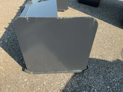 New JCT 84” Snow Pusher Box Blade Skid Steer Attachment, Universal Quick Attach, Welded on Metal Sho...