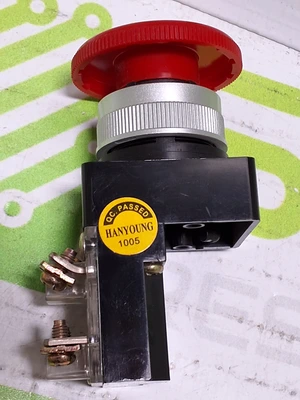 HANYOUNG CR-257R EMERGENCY STOP BUTTON 5A 250VAC