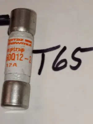 USED Ferraz Shawmut TRAP FUSE 10X38mm 600VAC 12A