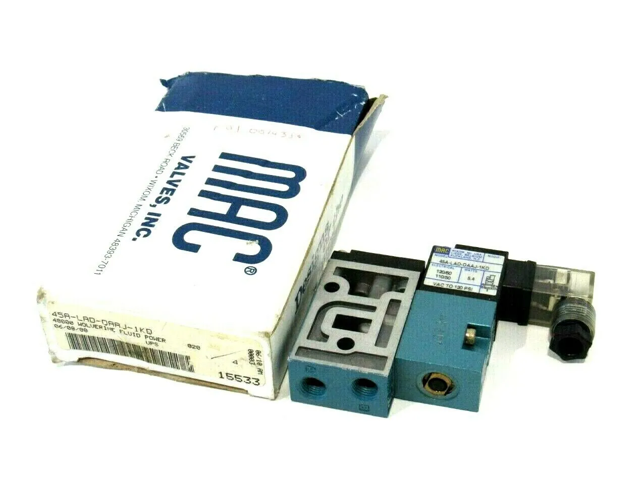 NEW MAC VALVES 45A-LAD-DAAJ-1KD SOLENOID VALVE 45ALADDAAJ1KD