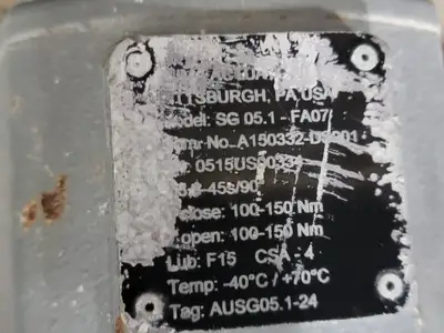 USED AUMA SG05.1-FA07