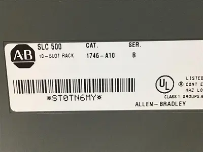 USED ALLEN BRADLEY 1746-P2 SER C / 1746-A10 SER B